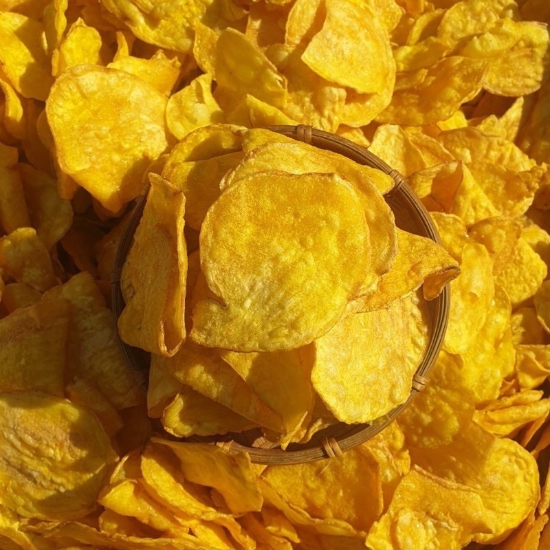 Khoai lang sấy mật ong TH Healthy Food đặc sản Đà Lạt gói 500gram thơm ngon giòn rụm hàng loại 1