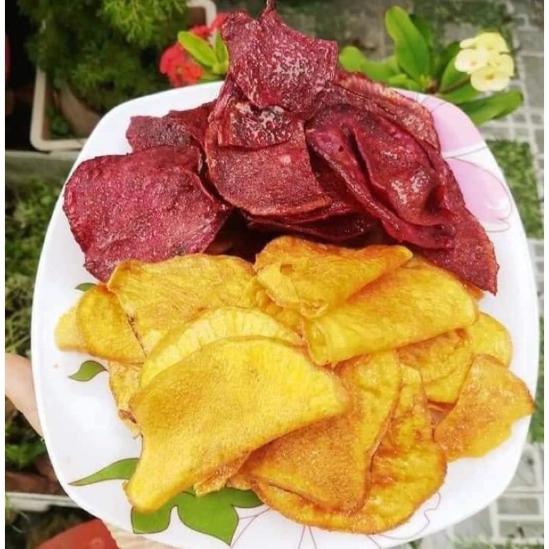 Khoai lang sấy mật ong TH Healthy Food đặc sản Đà Lạt gói 500gram thơm ngon giòn rụm hàng loại 1