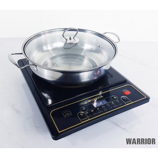 Bếp từ cao cấp warrior wr-6230 tặng kèm nồi lẩu - hàng chính hãng