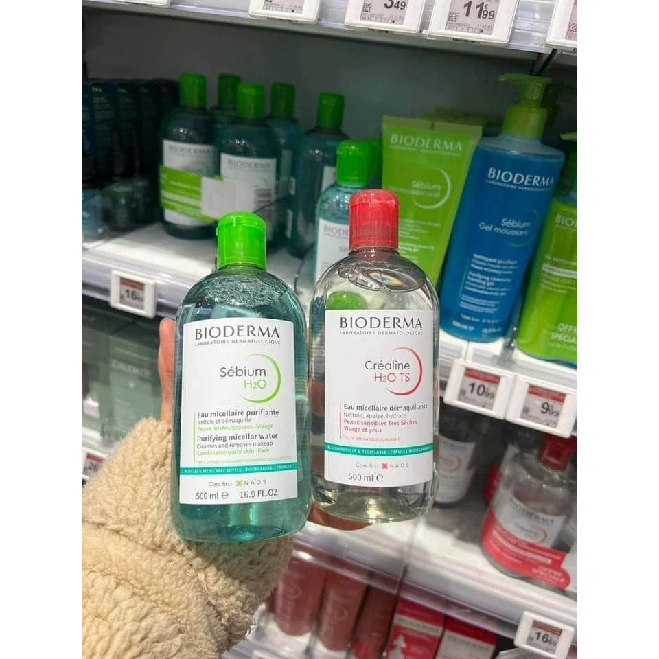 Nước tẩy trang Bio.der.ma 500ml - 100ml Dành Cho Mọi Loại Da - Mitxinh Shop