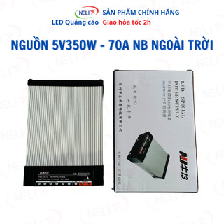 Nguồn 5V70A (5V350W) NB vỏ nhôm dùng ngoài trời,chống mưa dùng cho led đúc,led liền dây,làm màn hình LED.
