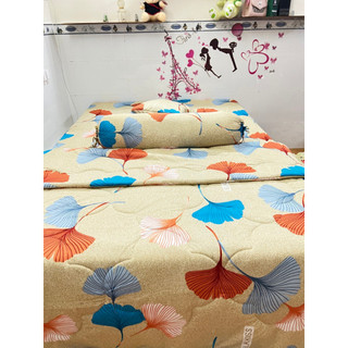 Bộ ga gối hoạ tiết thun hàn quốc, ga gối thun lạnh 4 món, drap trải giường đủ size 1m4 - 1m6 - 1m8