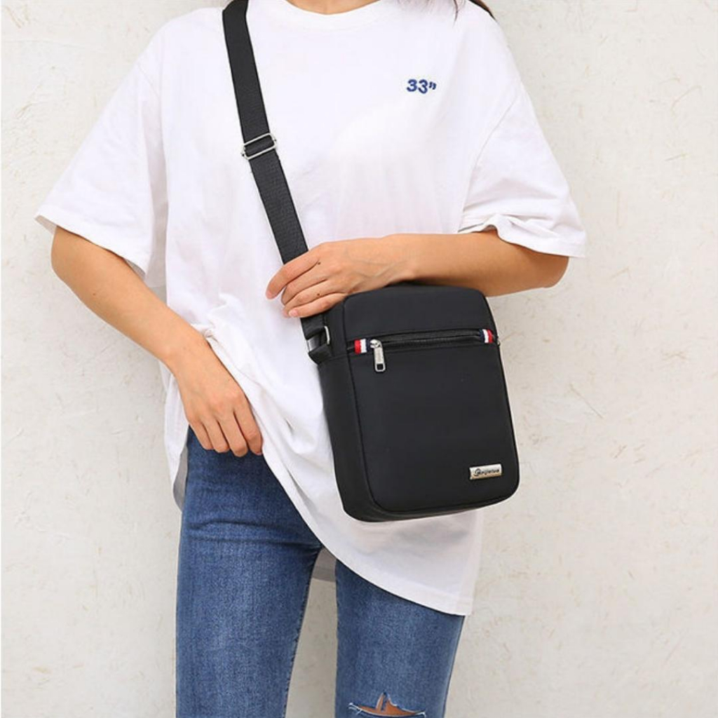 Túi đeo chéo nam messenger mini vải Canvas cao cấp siêu bền phong cách Hàn Quốc TC33
