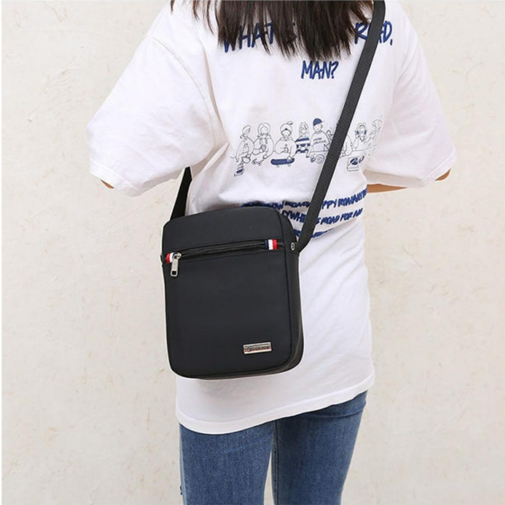 Túi đeo chéo nam messenger mini vải Canvas cao cấp siêu bền phong cách Hàn Quốc TC33