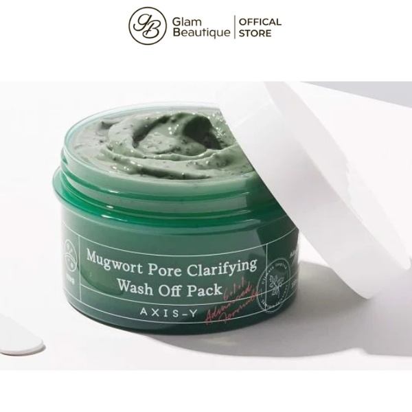 Mặt Nạ Đất Sét Chiết Xuất Ngải Cứu Axis-Y Mugwort Pore Clarifying Washoffpack 100ml Glam Beautique