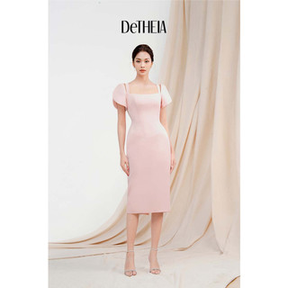 Đầm Thiết Kế Marianne dáng bút chì yêu kiều phù hợp mặc đi sự kiện váy tiểu thư sang chảnh thương hiệu DeTHEIA