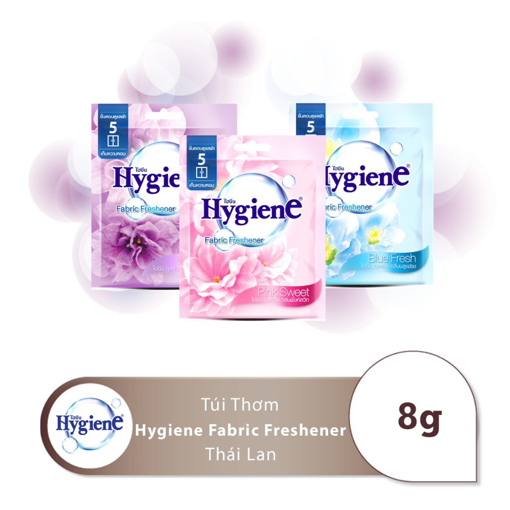 Túi thơm để tủ quần áo Hygiene Thái Lan hương hoa đậm đặc