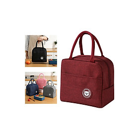 Túi Đựng Hộp Cơm Giữ Nhiệt Cao Cấp Lunch Bag Chống Thấm Nước, Túi Giữ Nhiệt Đựng Cơm Mang Đi Làm Tiện Lợi