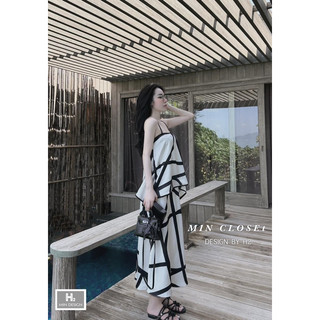 Set váy lụa 2 dây