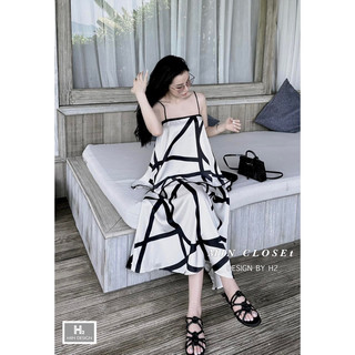 Set váy lụa 2 dây