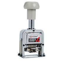 Máy đóng số nhảy 6, 7, 8 số siêu nét, bấm nhẹ, bền | Stacom C606, C607, C608