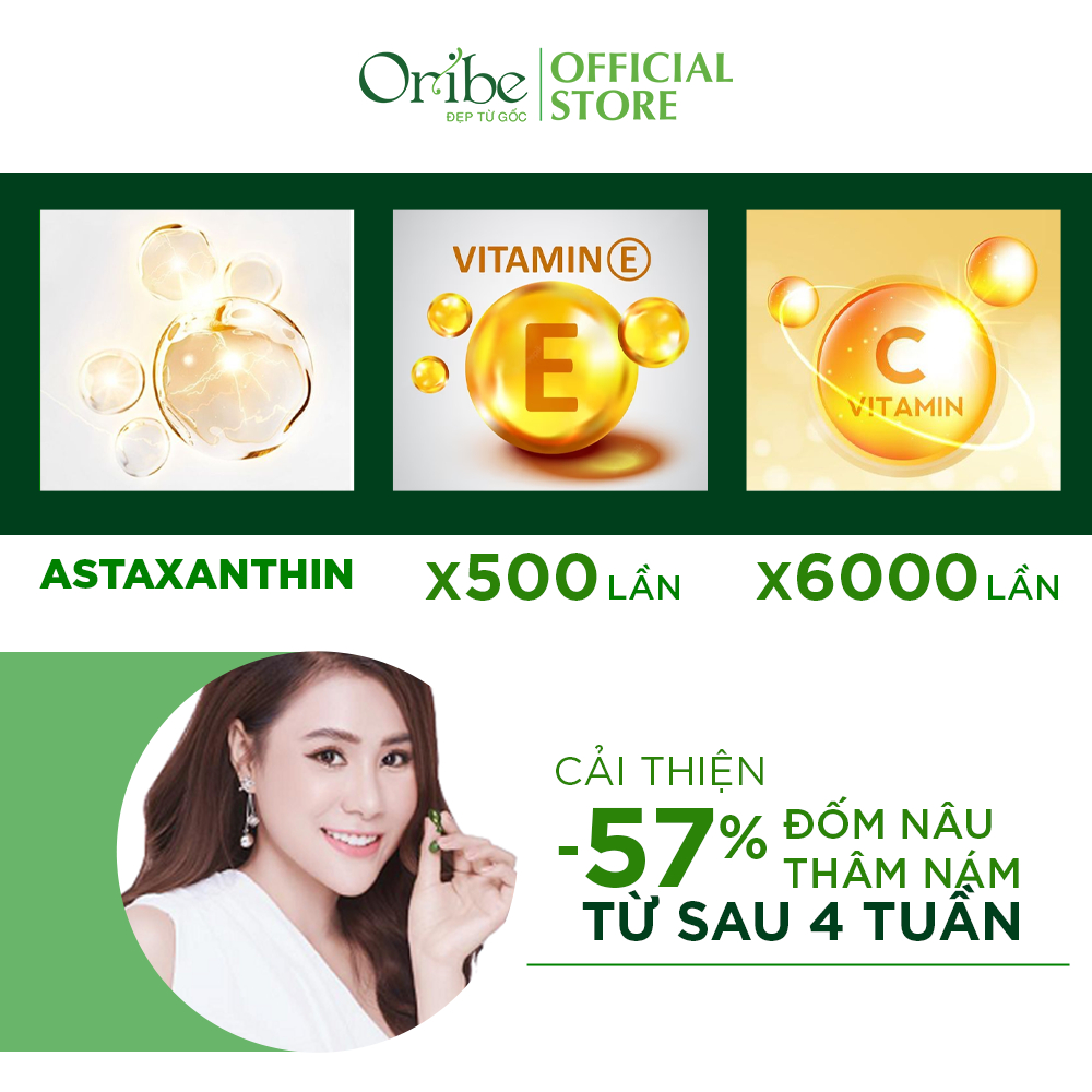 Serum Oribe Bổ Sung Collagen Dưỡng Trắng Da Dưỡng Ẩm Và Làm Mịn Da Mờ Nám Chống Lão Hóa 36 Viên