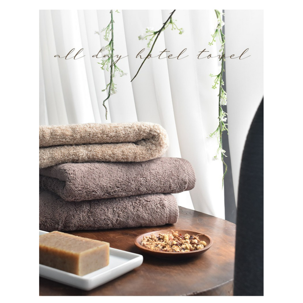 3 Cái Khăn 40x80cm 100% Cao Cấp Anoda Màu Be