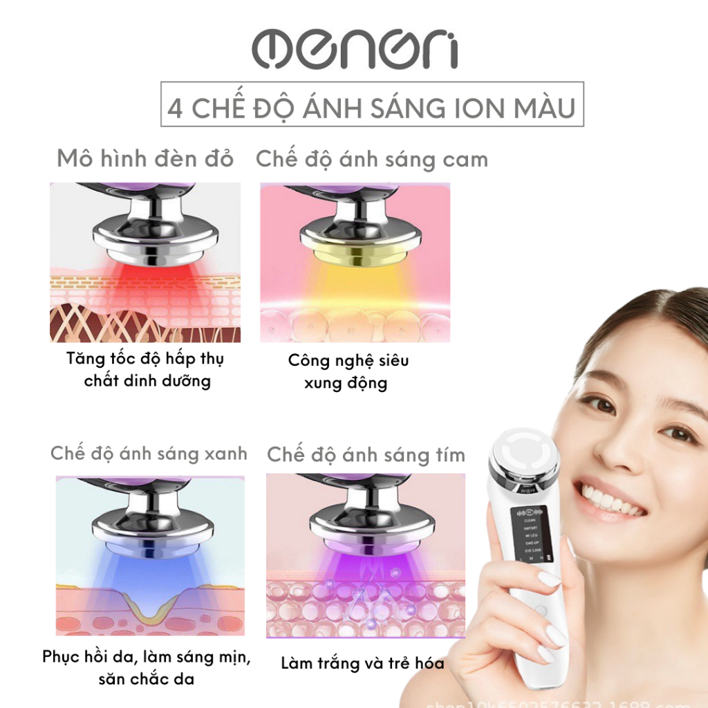 Máy Điện Di Đẩy Tinh Chất Massage Mặt OENON giúp làm sáng da, giảm thâm, viêm và mụn - M8807