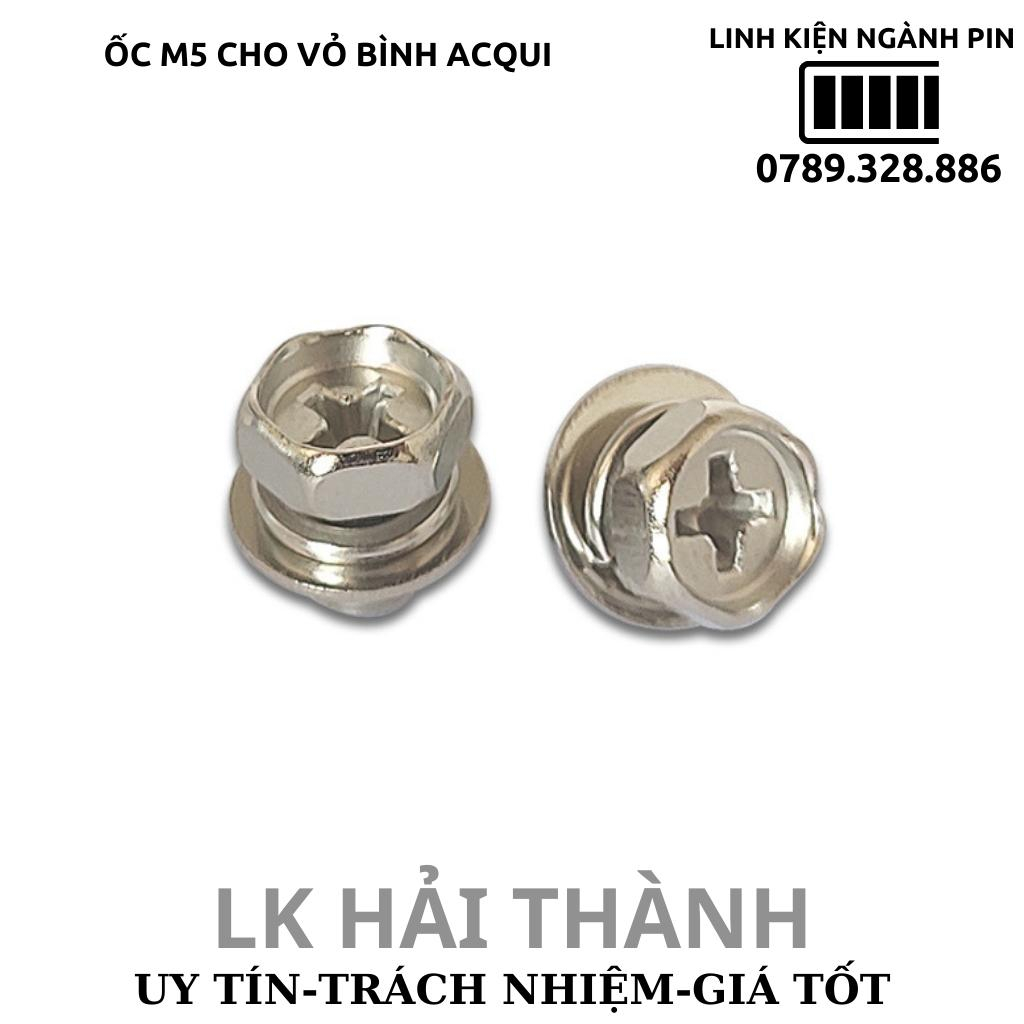 Ốc vít M5 có long đền long vênh cho vỏ bình acqui