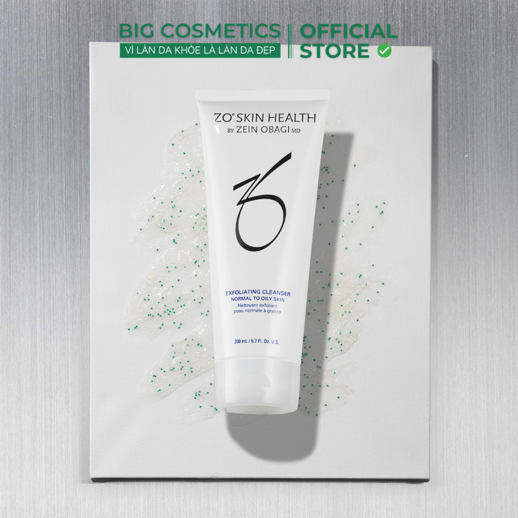 Sữa Rửa Mặt Zo Skin Health EXFOLIATING CLEANSER 200ml - Dành Cho Da Dầu