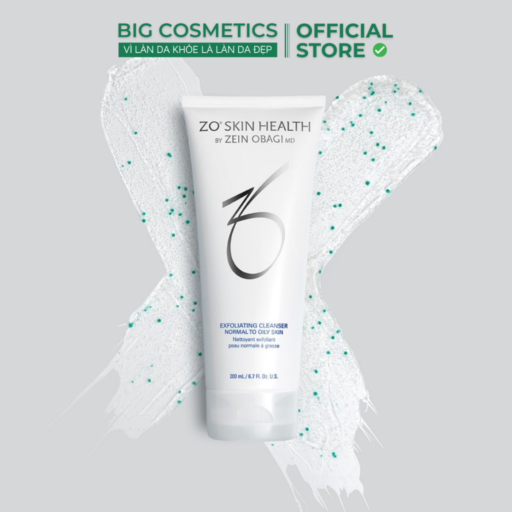 Sữa Rửa Mặt Zo Skin Health EXFOLIATING CLEANSER 200ml - Dành Cho Da Dầu
