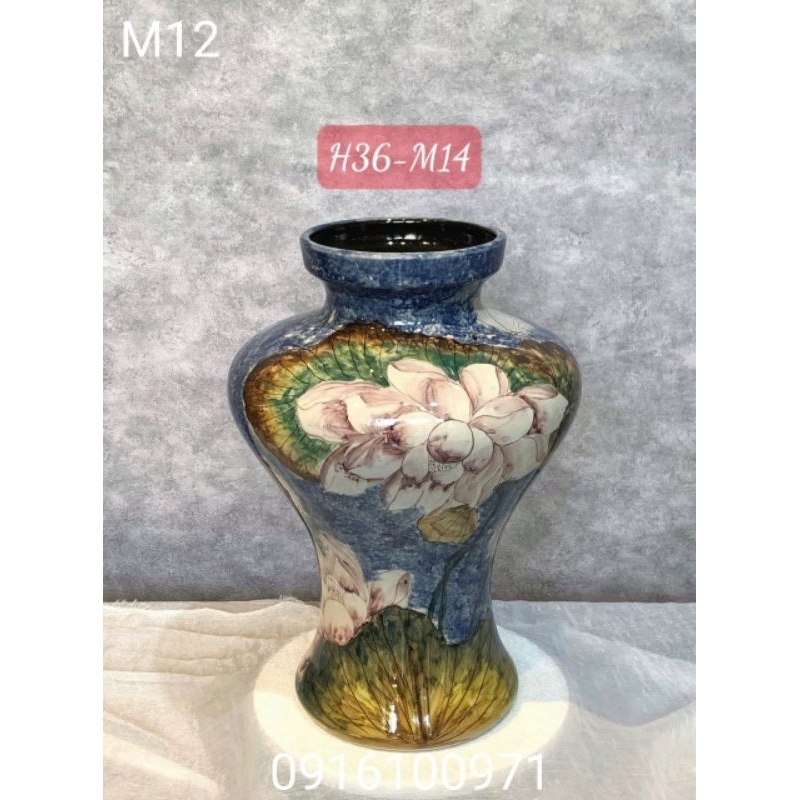 Lọ hoa sứ Bát Tràng cao cấp
