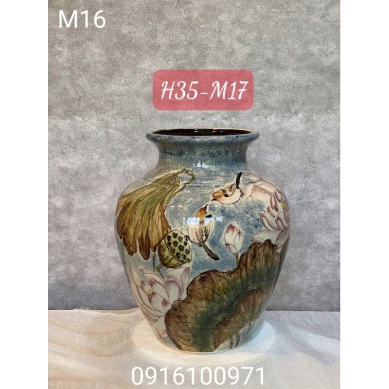 Lọ hoa sứ Bát Tràng cao cấp