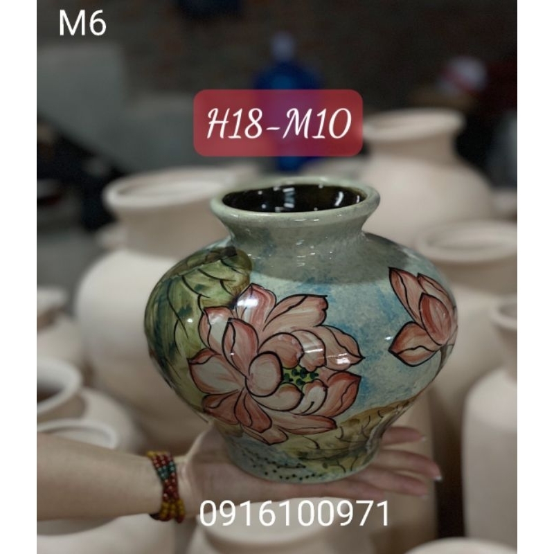 Lọ hoa sứ Bát Tràng cao cấp