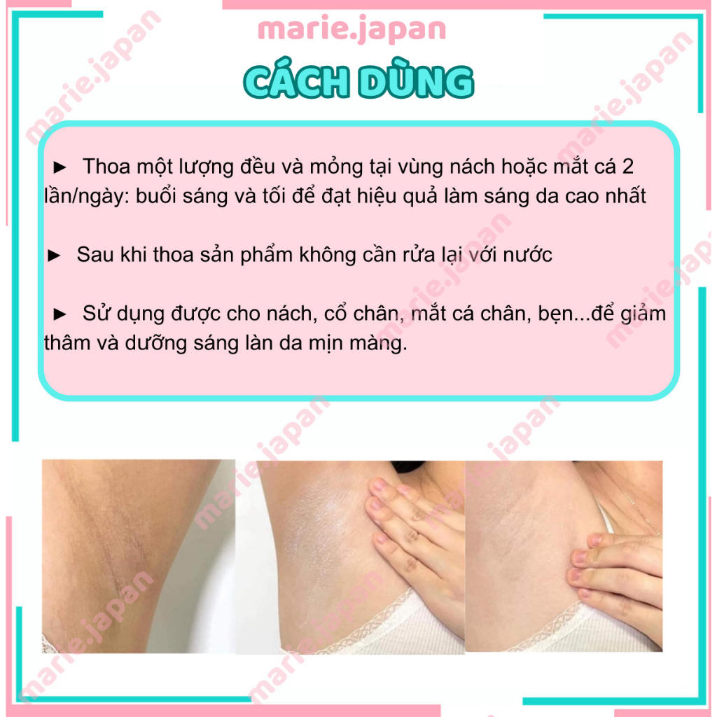 Kem Dưỡng Trắng Nách Alpha Arbutin 3 Plus Giảm Thâm Sáng Mịn Thái Lan - 50g