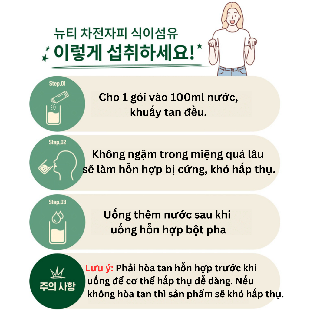 Chất xơ hòa tan bột vỏ mã đề hỗ trợ tiêu hóa Psyllium Husks 180g