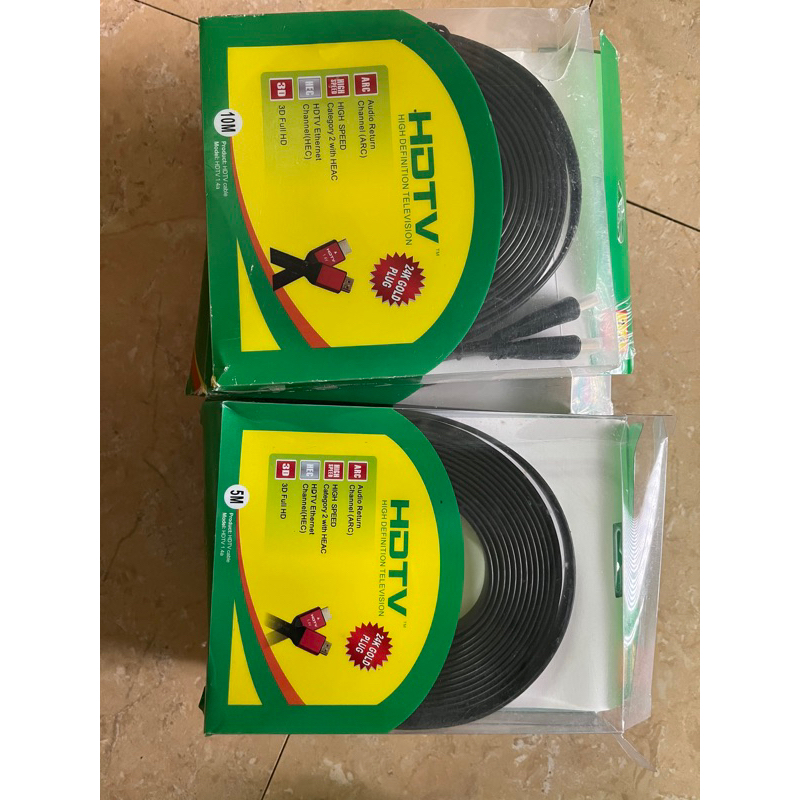 Dây HDMI 4K dẹp đầu cắm mạ vàng, hàng chuẩn-5m-10-15m-20m