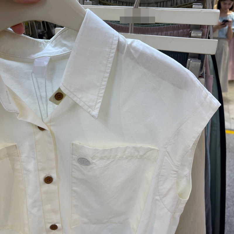 Áo sơ mi polo dáng ngắn dây rút eo