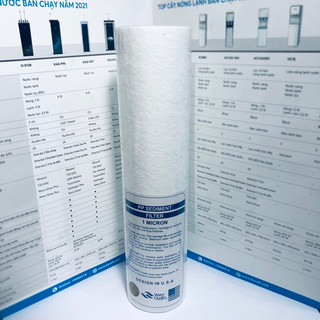 Lõi lọc thô bông gòn PP 10inch máy lọc nước RO