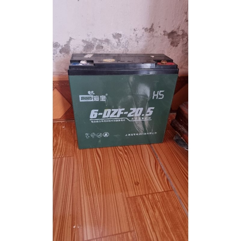 Acquy tháo xe điện mới 98% pin tốt  20.5Ah dùng cho quạt 12v . kích điện
