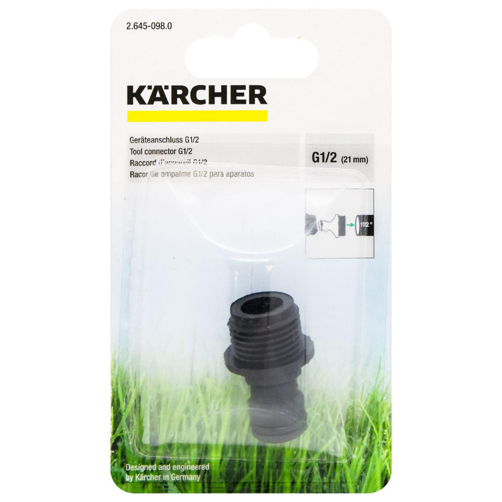 Đầu nối ống nước ren ngoài Karcher 1/2 -  (2.645-098.0)