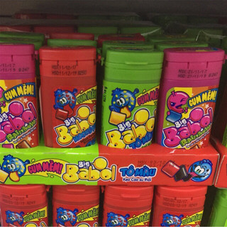 Kẹo Gum Big Babol Rainbow Hương Hỗn Hợp 18g ( giao màu ngẫu nhiên)