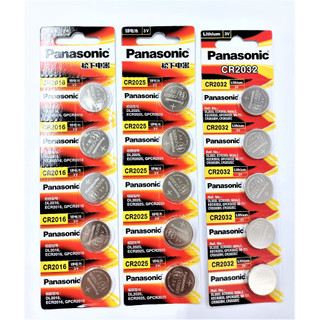 Pin cr 2016/cr 2025/cr 2032 panasonic vỉ 5 viên