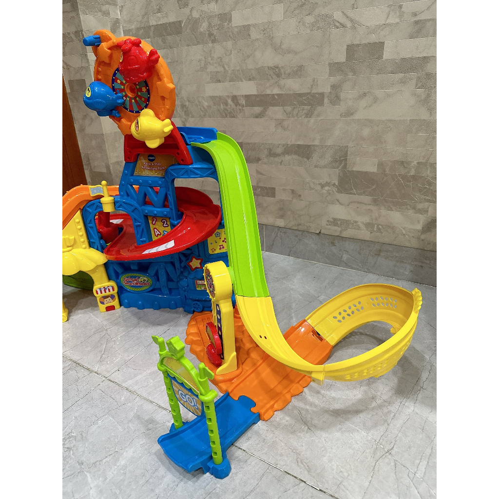 THANH LÝ ĐỒ CHƠI ĐƯỜNG TRƯỢT VTECH, TRẠM RỬA XE FULLBOX