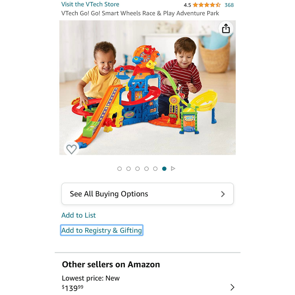 THANH LÝ ĐỒ CHƠI ĐƯỜNG TRƯỢT VTECH, TRẠM RỬA XE FULLBOX