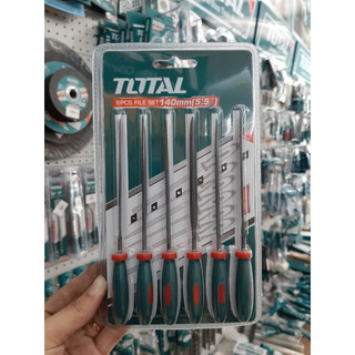 Bộ giũa sắt 6 chi tiết Total THT91462