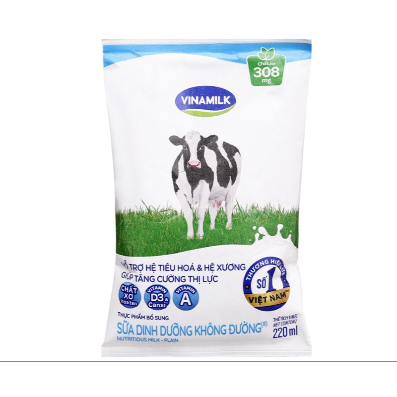 Coombo 5 Gói Sữa không đường Vinamilk