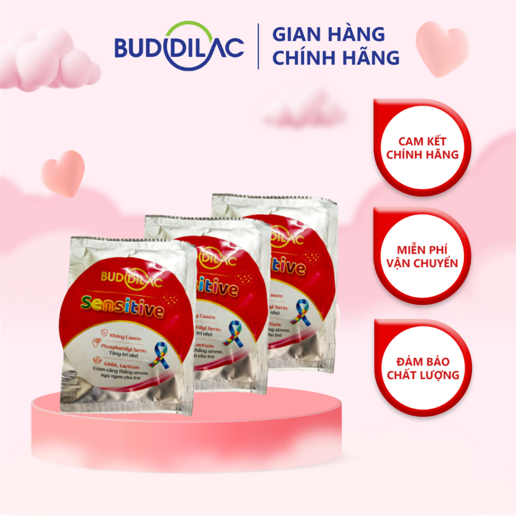 Gói Dùng Thử BUDDILAC Baby - Pedia - Grow IQ - Sensitive - Grandsure - Gói 25g