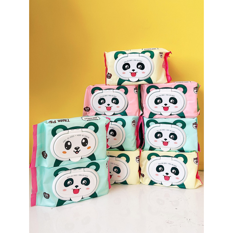 Khăn ướt Thiên Phúc nặng 400gr không mùi dùng được cho trẻ em