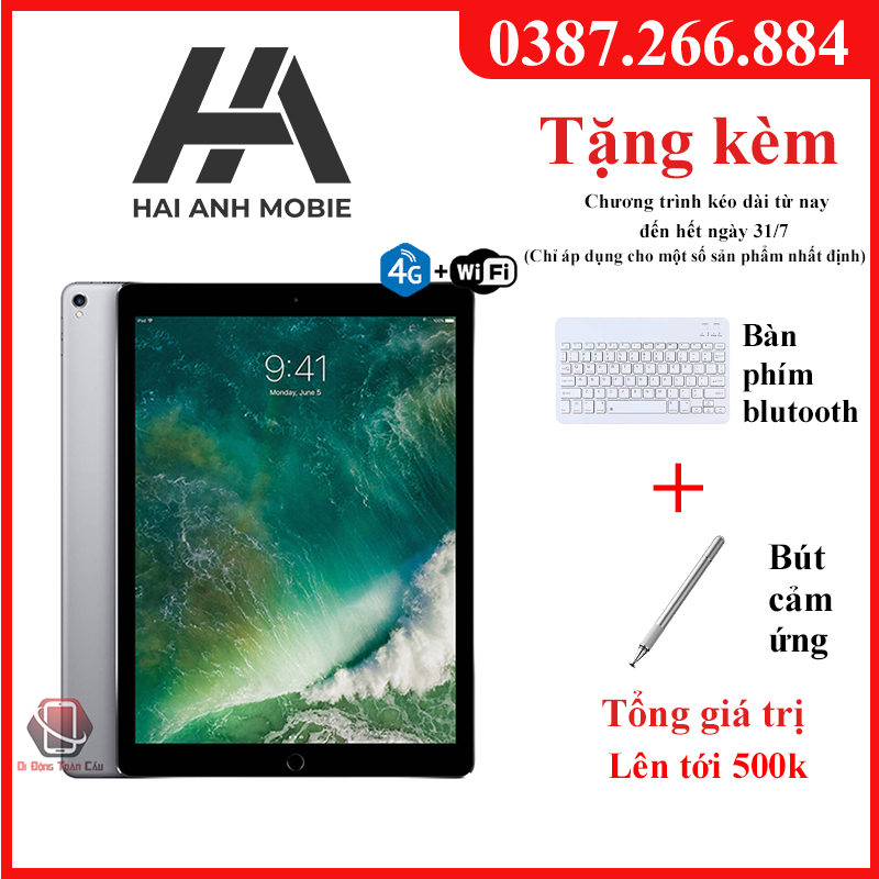 Máy tính bảng pad pro 12.9 thế hệ 1 (2016) màn hình 12.9 inch - Bảo hành 6 tháng hỗ trợ đổi trả trong 7 ngày