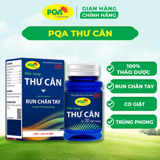 Viên Nang Thư Cân PQA Lọ 30 Viên Dùng Cho Người Bị Run Chân Tay, Parkinson
