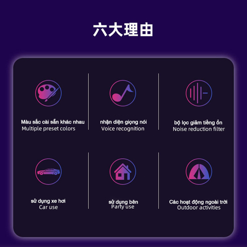 Thanh đèn LED RGB Đèn trang trí phòng Bầu không khí cảnh Với sự nhấp nháy của âm nhạc Mô hình sạc