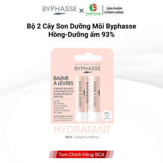 Bộ 2 cây son dưỡng môi byphasse lip balm