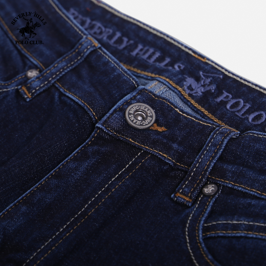 Beverly Hills Polo Club - Quần dài Quần dài Nam Regular Fit cotton DBL DARK BLUE- JMRLW23V003