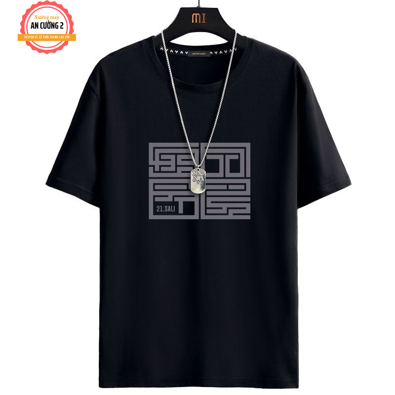 Áo thun nam, áo phông nam tay ngắn cổ tròn chất cotton, dày dặn thoáng mát  ATC03 - Xưởng may An Cường 2