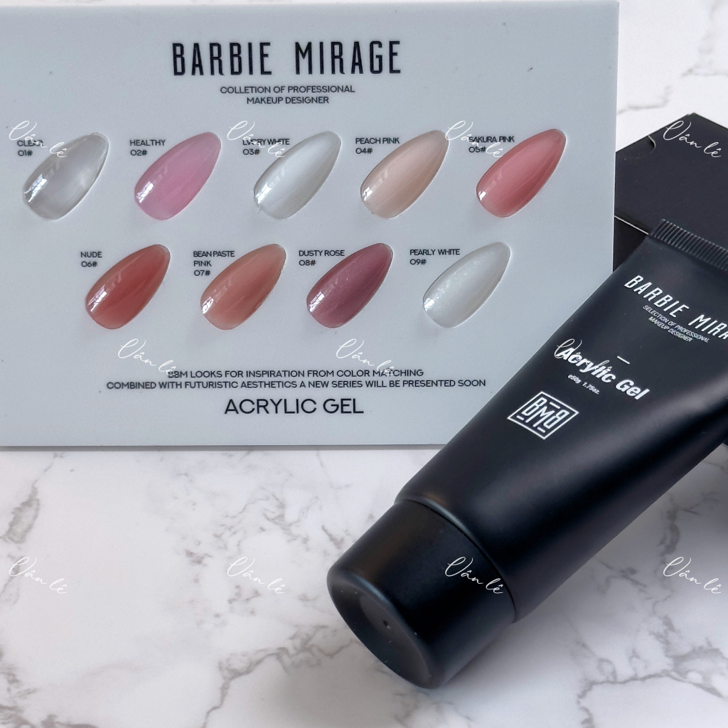 Gel gôm barbie cao cấp gel nối móng úp nhanh