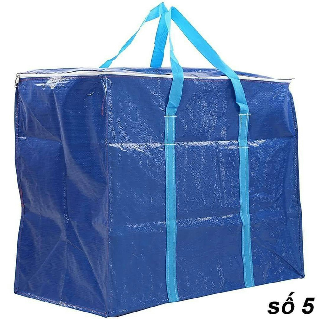 TÚI BẠT ĐỰNG HÀNG HÓA DÂY KÉO MÀU XANH SIZE 0 ĐẾN 8