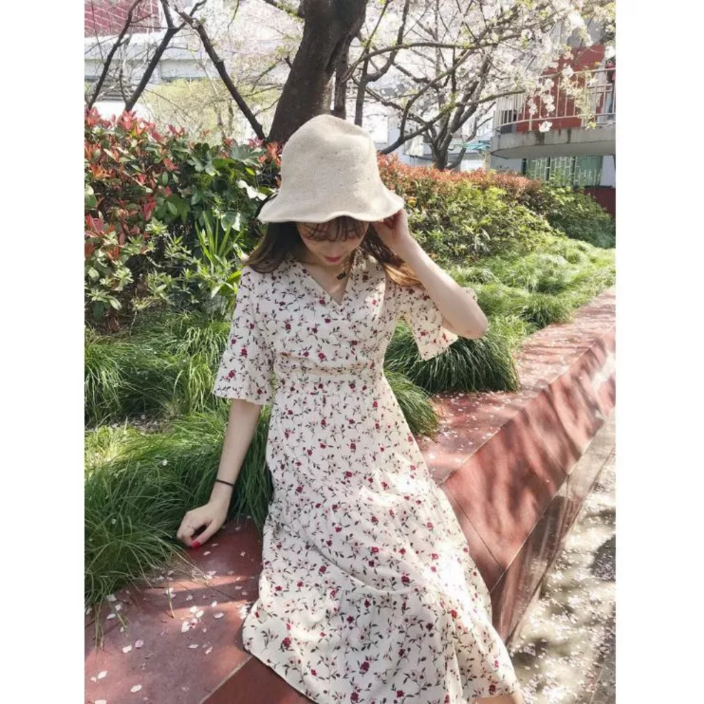 Thanh lý đầm hoa freesize