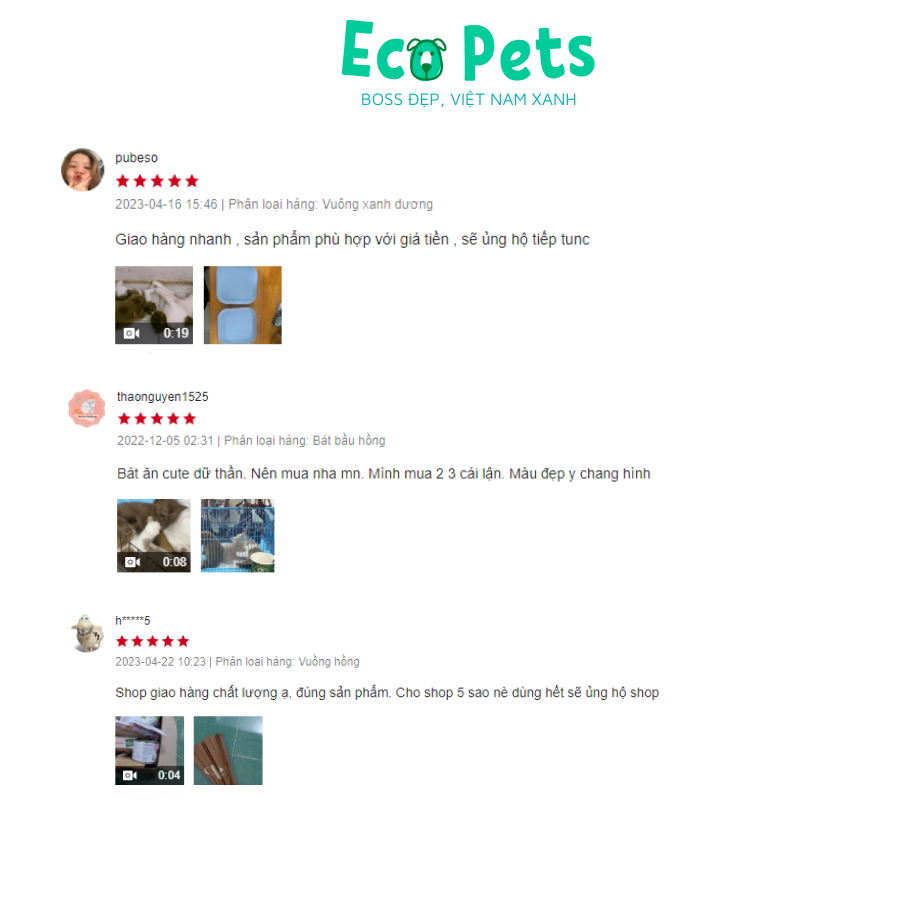 Bát ăn chó mèo ECOPETS chia khẩu phần tiện lợi chén ăn cao cấp chó mèo phụ kiện chén ăn thú cưng  nhỏ gọn an toàn