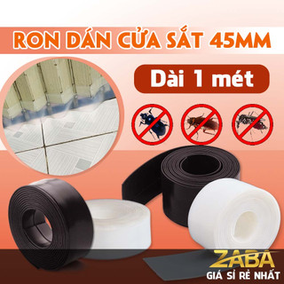1 mét ron thanh chắn chân cửa sắt kéo 45mm ngăn bụi, côn trùng
